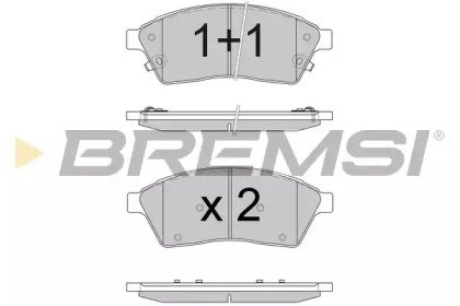 BREMSI BP3595