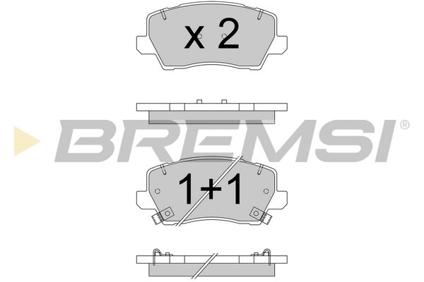 BREMSI BP3787