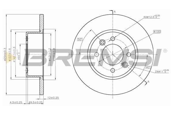 BREMSI CD6478S