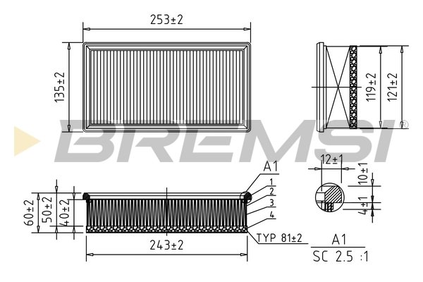 BREMSI FA0652