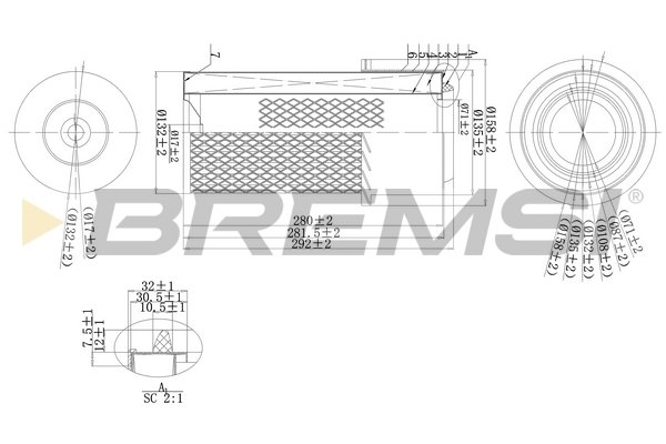 BREMSI FA1669