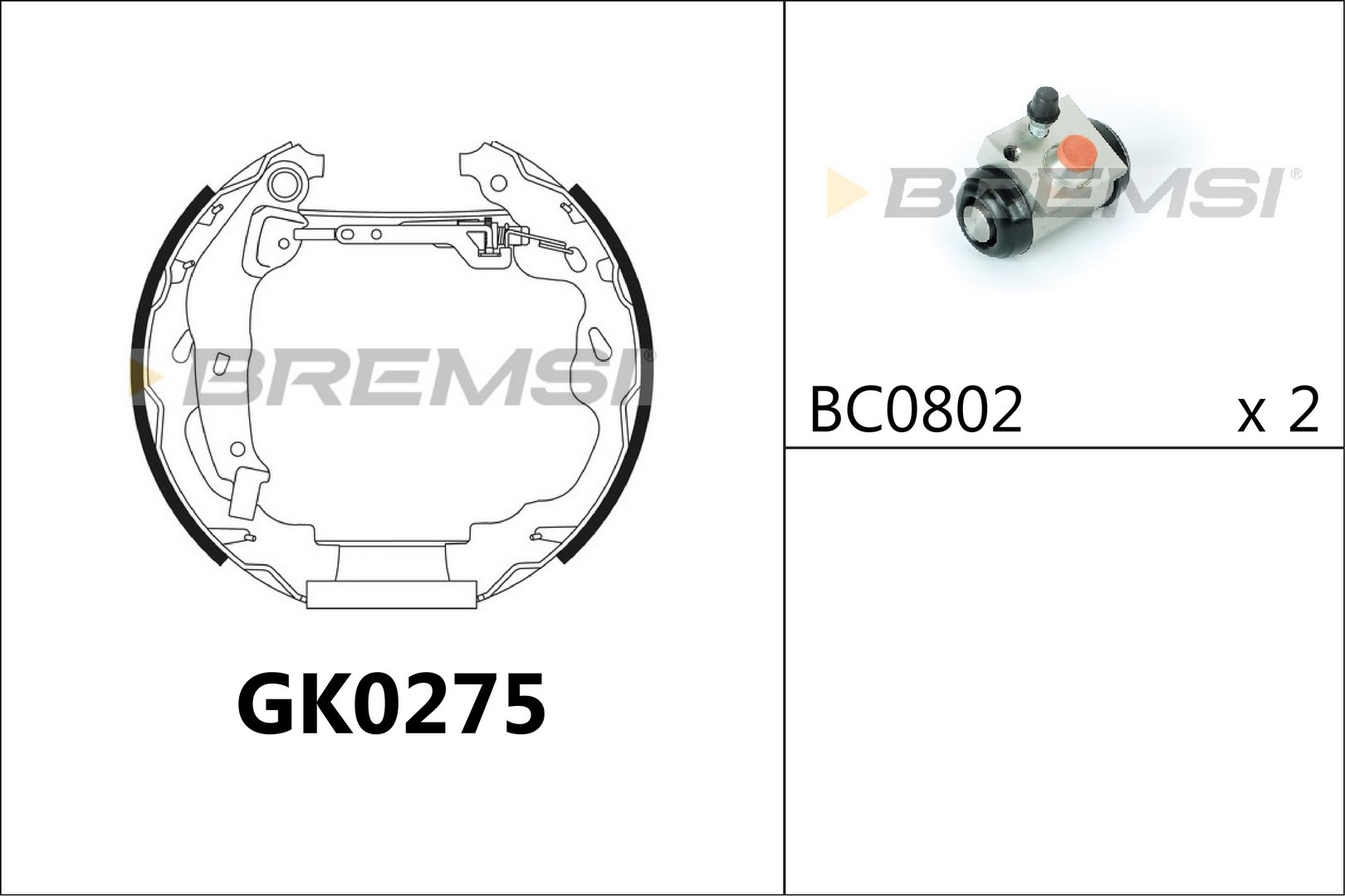 BREMSI GK0275