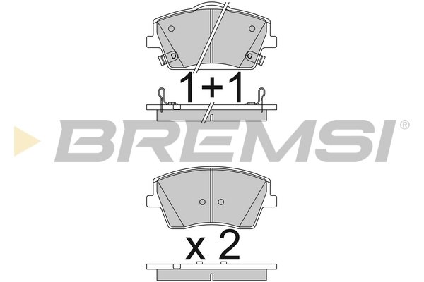 BREMSI BP3834