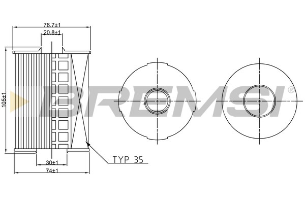 BREMSI FL2589 BREMSI FL2589