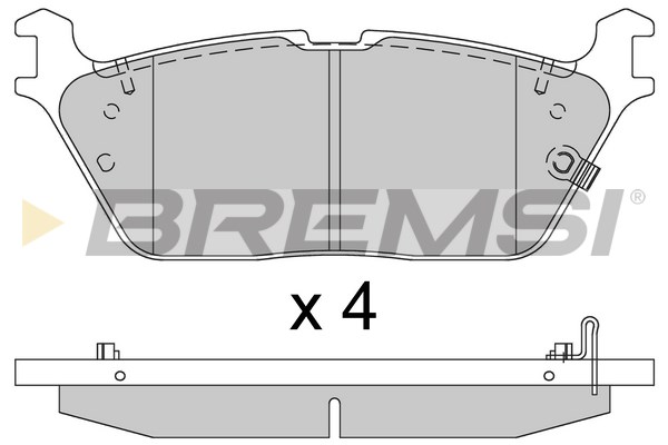 BREMSI BP4007