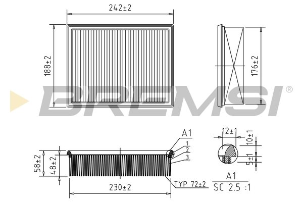 BREMSI FA2314