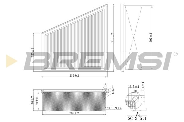 BREMSI FA1157