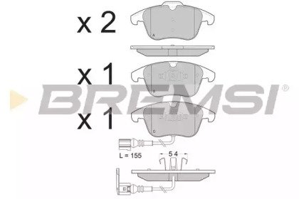 BREMSI BP3394