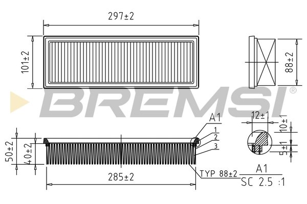 BREMSI FA1654