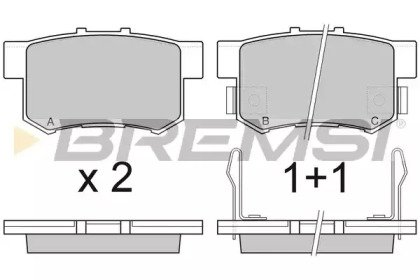 BREMSI BP2750