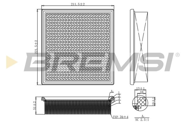 BREMSI FA1171