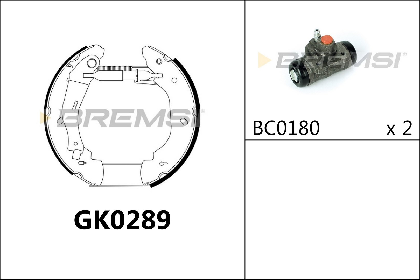 BREMSI GK0289