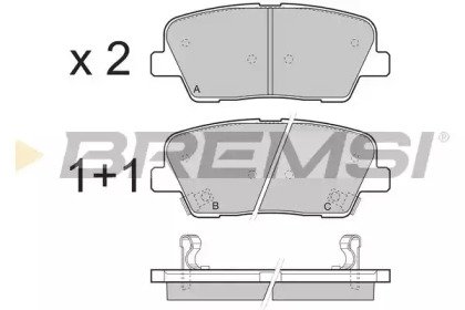 BREMSI BP3435