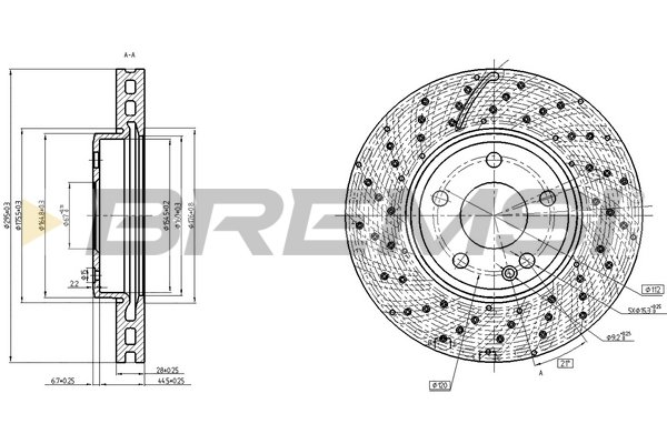 BREMSI CD8464V