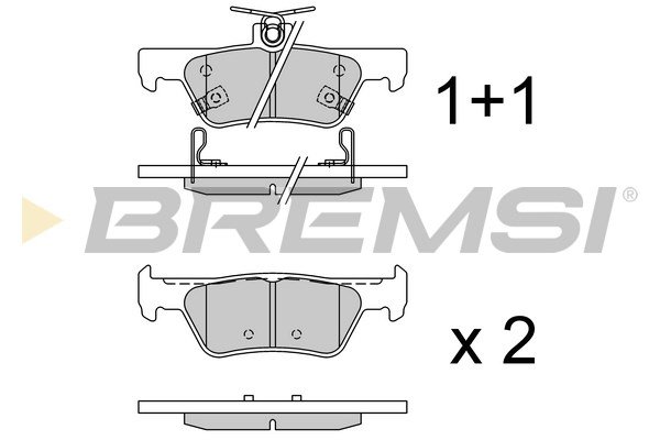 BREMSI BP3943