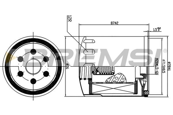 BREMSI FL1302