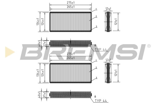 BREMSI FC1551