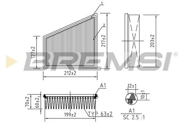 BREMSI FA0120