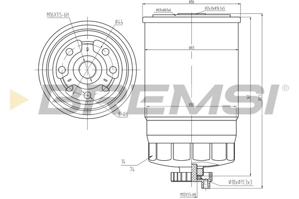 BREMSI FE0049