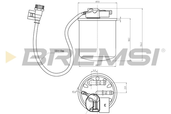 BREMSI FE0383