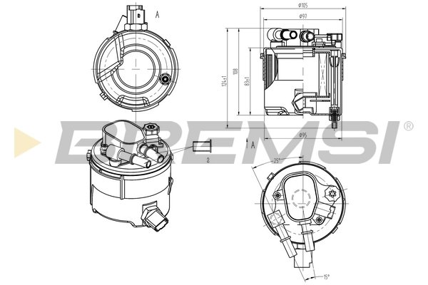 BREMSI FE0058