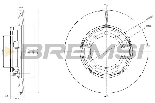 BREMSI CD5179V