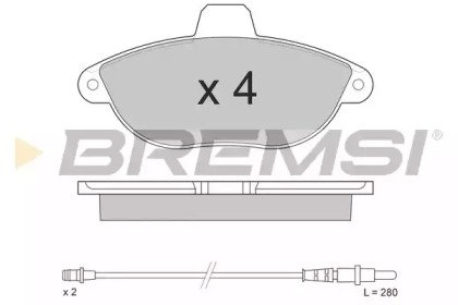 BREMSI BP2678