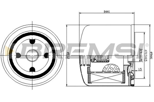 BREMSI FL1299