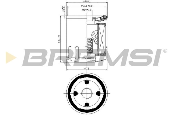 BREMSI FL0030