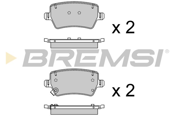 BREMSI BP4021