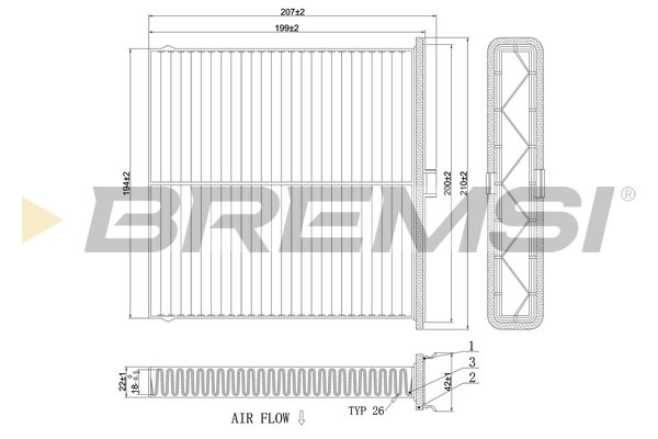 BREMSI FC0896