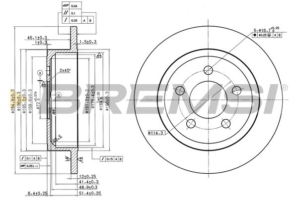 BREMSI CD8288S