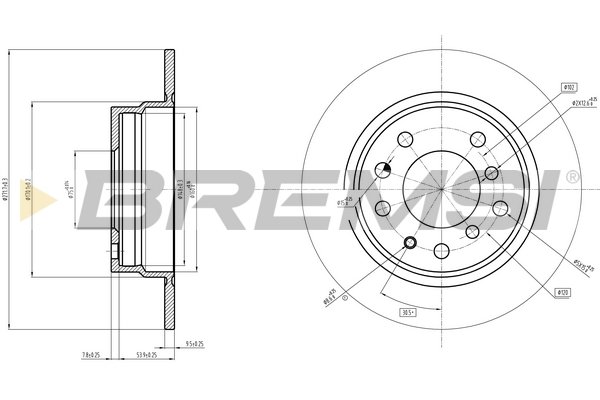 BREMSI CD6165V BREMSI CD6165V