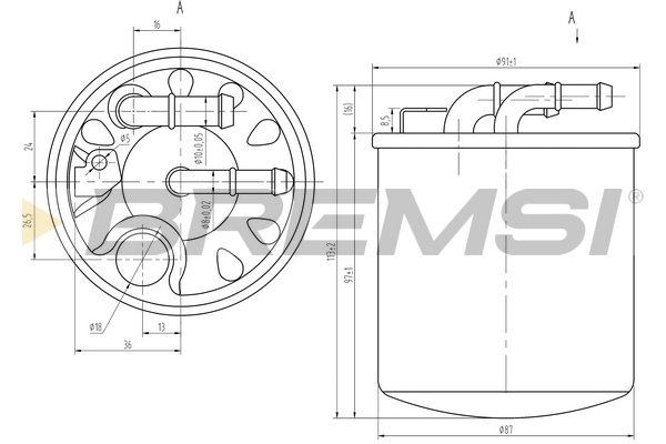 BREMSI FE0384