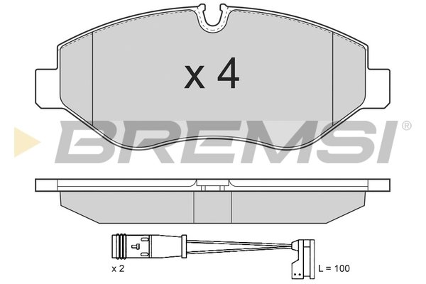 BREMSI BP3292TR