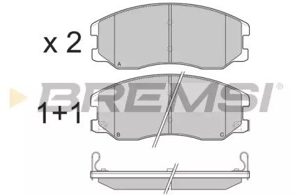 BREMSI BP3303