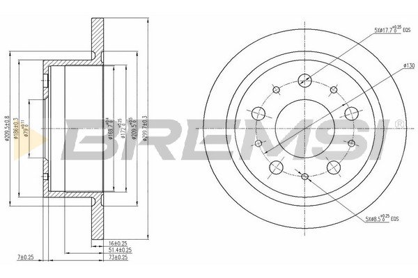 BREMSI CD7823S BREMSI CD7823S