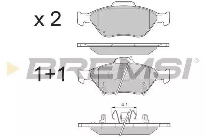 BREMSI BP3255