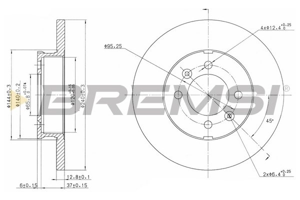 BREMSI CD6123S