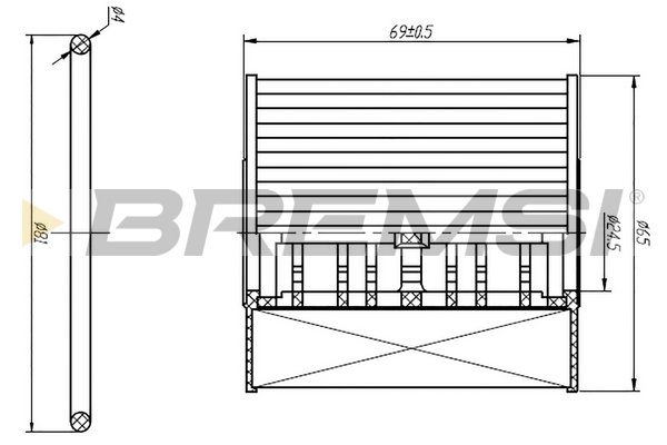 BREMSI FL0250