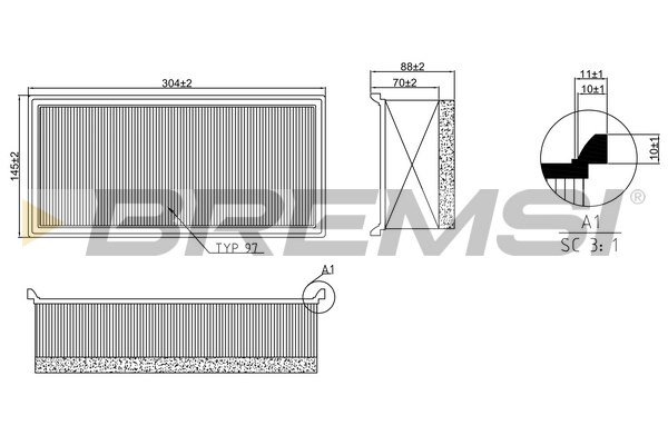 BREMSI FA2340