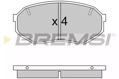 BREMSI BP2421