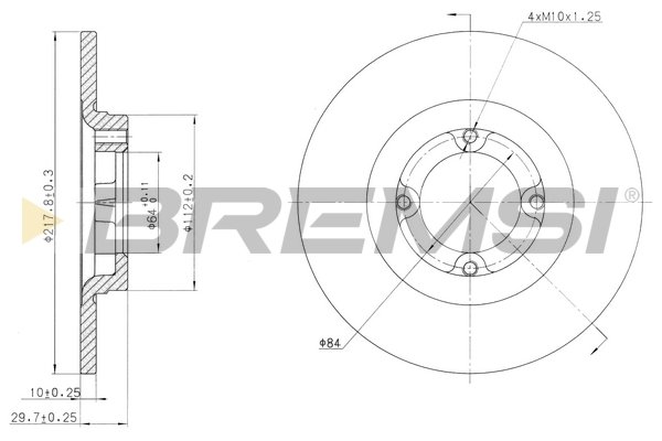 BREMSI CD6533S