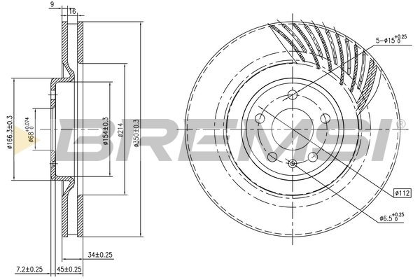 BREMSI CD8686VLS