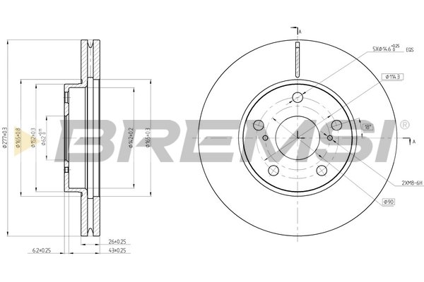 BREMSI CD8653V