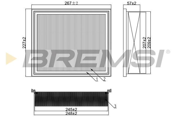 BREMSI FA1378