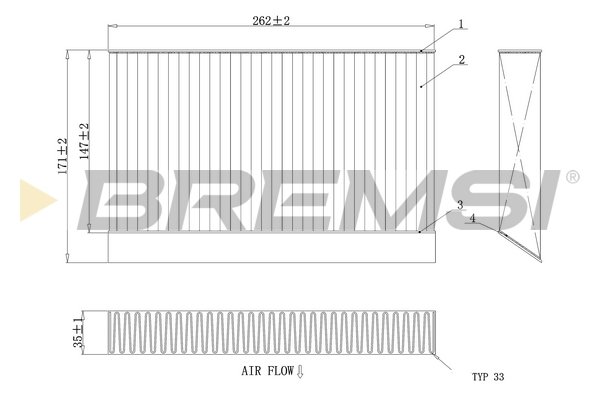 BREMSI FC0408C