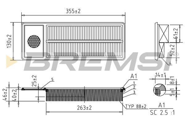 BREMSI FA2409