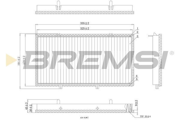 BREMSI FC0998