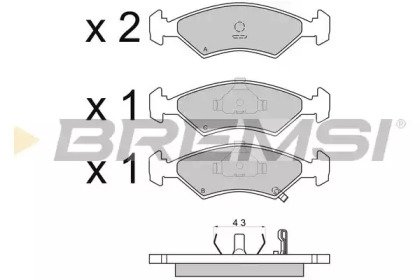 BREMSI BP2647